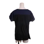 Women short sleeve top lady office casual blouse