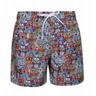 Plus size korean swimwear men's printed gay swim shorts