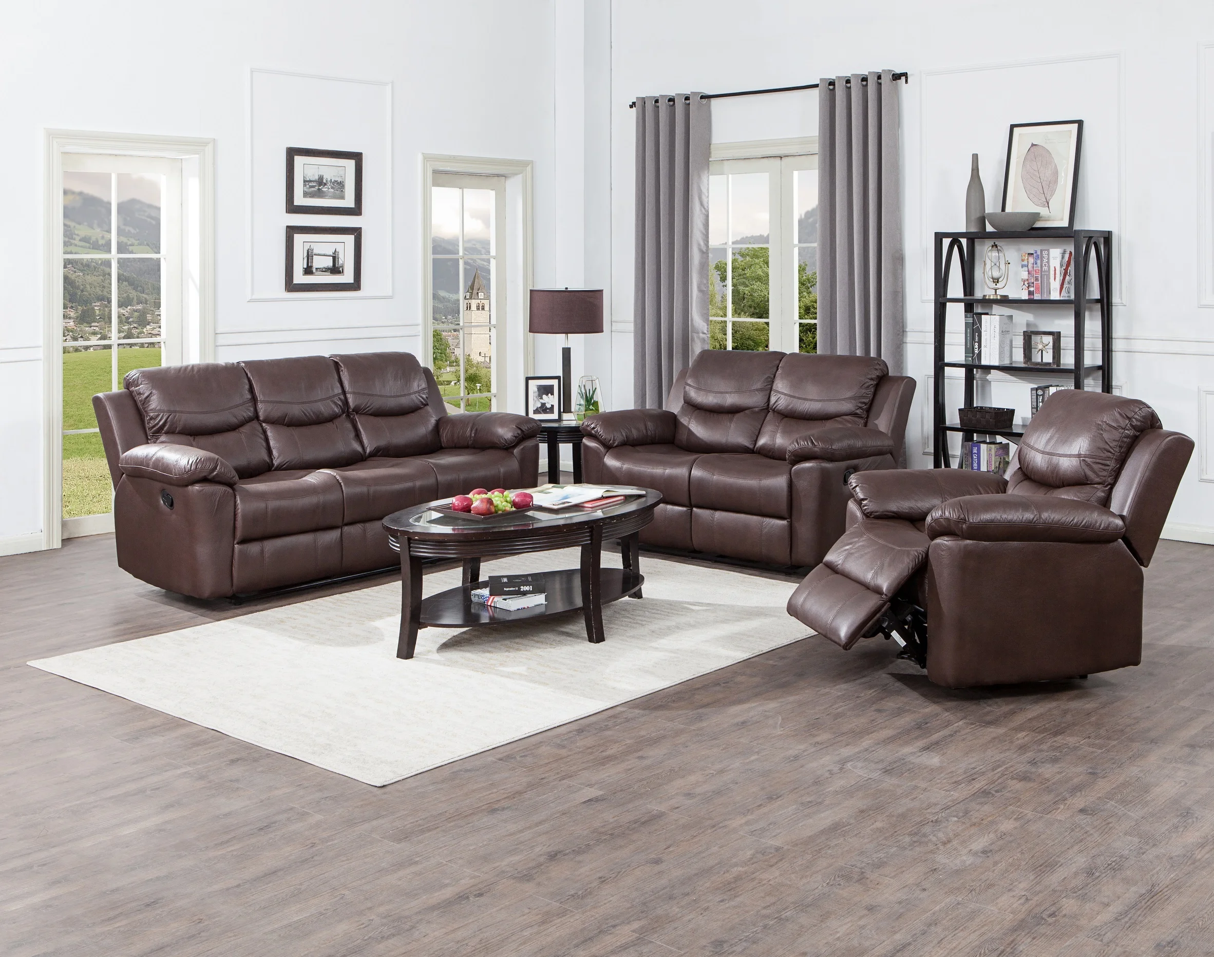 Venta al por mayor salas con muebles marrones-Compre online los mejores