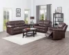 Fast delivery living room 3+2+1 leather electric recliner sofa