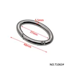 Metal custom engrave logo various colored split key rings