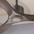Fan Wood Blade Fan New Popular Model 3 Wooden Blades Inverter Natural Decorative Air Conditioning Fan Ceiling Fan