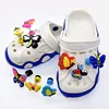 Shoe Decoration soft pvc charms jibbitz buckle shoelace accessory customized clog charm Croc 3d spring style of Shoe Charms