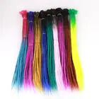 More than 90 colors 20" 22" Synthetic Dreadlock Braids Crochet Locs Handmade Hip-hop Dreadlocks Hair Extensions