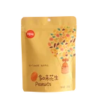 Standing Up Pouches Packaging Bags Brown Kraft Paper With Zipper For Dried Fruits Nuts