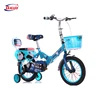 New model 12 inch foldable children bicycle/kids bike with basket/4 wheel mini bike for sale