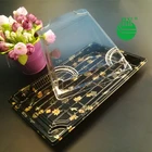 PVC PET plastic packaging sushi tray with lid sushi plastic packing box