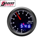 DRAGON GAUGE double Display 2 inch 52mm Car Modification Gauge Auto Tachometer Gauge car meter
