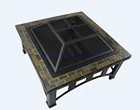 popular slate top modern designed high quality factory direct outdoor firepit