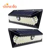 Solar Power PIR Motion Sensor 120LED Button Switch Garden Yard Wall Outdoor Path Light