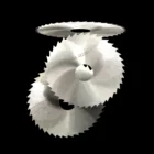 75mm OD 6mm Thickness HSS 72T Slitting Saw Blade Cutting Tool