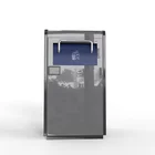 Solar trash can waste bins advertising metal trash can automatic dustbin customized solar advertising waste bins