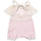 New Design Lace Cotton Romper Suit Newborn Baby Clothes cute Jumpsuit Baby Girl Fashionable Clothing