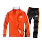 Blank Tracksuit Custom Sports Suit Set Mens Polyester Sweatsuit Team Suit for men women kids