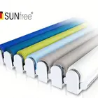 Outdoor Cordless Motorized Transparent PVC Roller Blinds