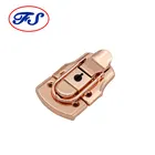 Metal Small Briefcase hardware latches buckle lock Rose gold FS1011
