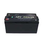 Polinovel LCD USB Lifepo4 Pack Solar 12v 250ah Rechargeable Lithium Battery