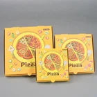 Eco friendly craft paper box for pizza with flexo print