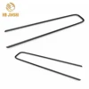 ISO9001 ISO14001 Certificate Factory Cheap Price 2.5 x 15 cm U Type Metal Wire Galvanized Ground Staple Landscape Staples