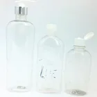 450ml 300ml 230ml oval pet detergent toner lotion shampoo bottle with pump and disc top lid