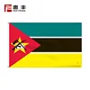 custom Mozambique flags 3x5 , custom big national flag printing