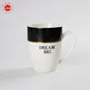 Brief style two color mug for gift ceramic coffee mug 2019