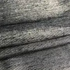 Cheap price denim jeans fabric prices knitted cotton net interlock fabric for shirts