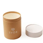 Custom Eco Paper Cardboard Tea Tube Round Packaging Box