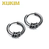 KSE01 Xukim Jewelry Stainless Steel Hoop Earrings Korean Earrings