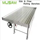 hydroponic moveable trays Rolling Bench Seedbed System Growing Tables for Commercial plants
