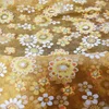 100% nylon high quality fabric flower foil organza fabric wedding for widely use vestido de novia