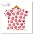New cotton printed children's short-sleeved T-shirt Unicorn round neck comfortable girl's top