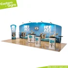 Top quality aluminum polyester printing trade show exhibition booth pop up stand pop up display