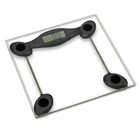 Hot selling bathroom scale 302x302mm tempered glass 180kg capacity