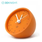 Most Popular Decorative Orange Round Table cement Clock For Hom Decor