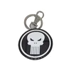 High Quality Skull Keychain Punisher Skull Key Chains Punishment Jewelry Gift with Your Logo The Avengers