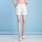 2019 Summer New High Waist Solid Women Shorts Quick Dry White Running Shorts Women