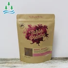 Wholesale Nuts Packing Food Snack Doypack VMPET Kraft Paper Nuts zipper bag for food packaging Bag