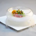 Customized Creative Artistic Conception Double Wall Glass Bowl