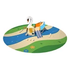 new modeling outdoor playground equipment with children climb sets toys and slide for kids