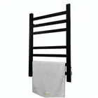 wholesale black aluminium ladder style electric towel dryer