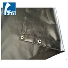 14oz pvc vinyl tarp systems for dump truck with 6"pocket