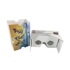 Cheap diy d vr glasses cardboard 3d glasses colorful goggle cardboard movie xnxx vr 3d glasses with remote