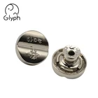 2019 metal button snap button jean button with embossed brand name logo for jacket