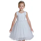 Girls Party Dresses New Arrival Flower Girls Wedding Party White Tulle Kids Princess Dresses
