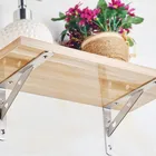 Stainless steel triangular bracket bracket wall mounting partition plate bracket fixed right angle support tripod