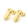 Custom Unique Fashion Gold Jewelry Popular Bulk Cheap Stainless Steel Stud Earrings