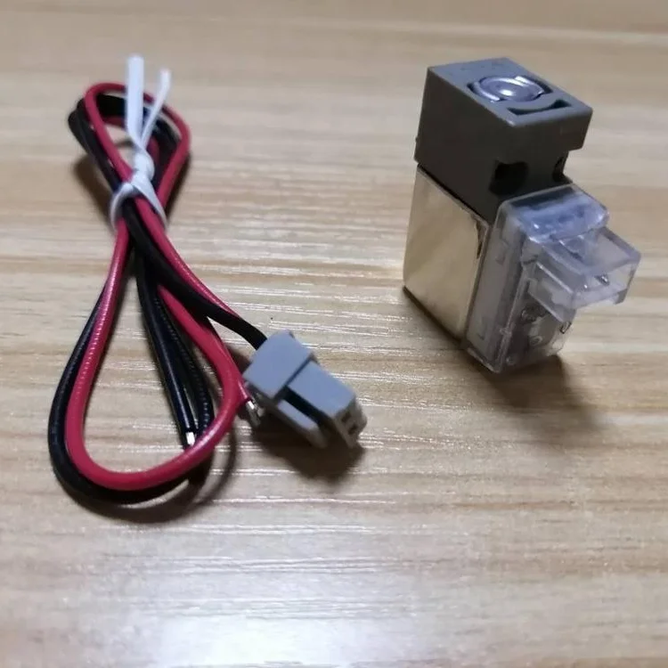 12V voltios de corriente directa Bobina de alambre de plomo para Aire Neumático Válvula De Solenoide LED C100