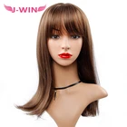 Wholesale Price Heat Resistant Fiber Wig Long Silky Straight Synthetic Wig