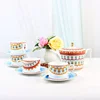 Bohemian style royal ceramic bone china teapot cups sets Coffee sets